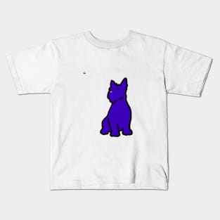 Scottie Dog and fly Kids T-Shirt